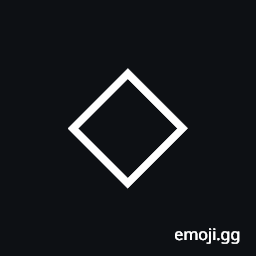 White Diamond Symbol