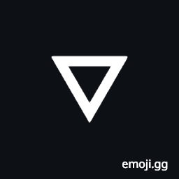White Down-Pointing Small Triangle Symbol