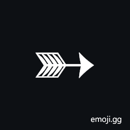 White-Feathered Rightwards Arrow Symbol