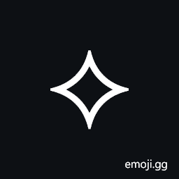 White Four Pointed Cusp Symbol