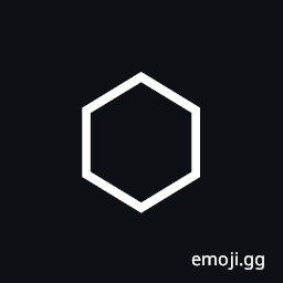 White Hexagon Symbol