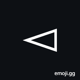 White Left-Pointing Pointer Symbol