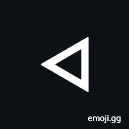 White Left-Pointing Small Triangle Symbol