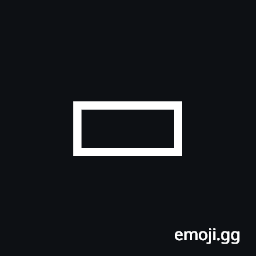 White Rectangle Symbol