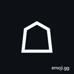 White Shogi Piece Symbol
