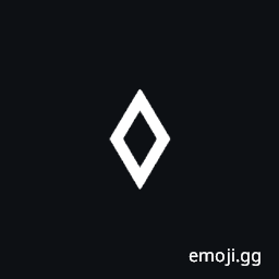 White Small Lozenge Symbol