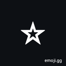 White Small Star Symbol