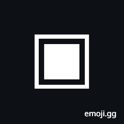 White Square Containing Black Medium Square Symbol