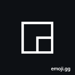 White Square with Lower Right Quadrant Symbol