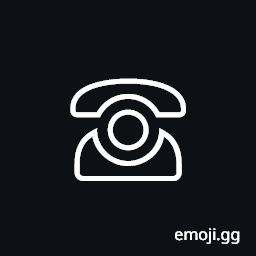 White Telephone Symbol
