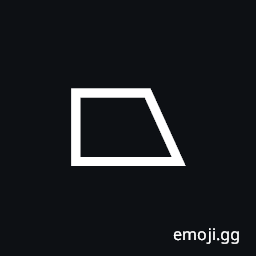 White Trapezium Symbol