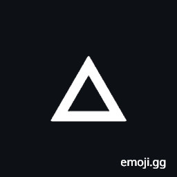 White Up-Pointing Small Triangle Symbol