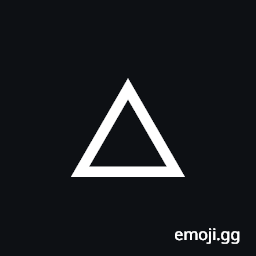 White Up-Pointing Triangle Symbol