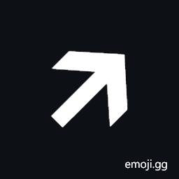 Wide-Headed North East Medium Barb Arrow Symbol