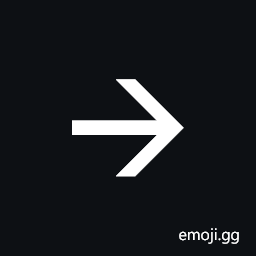 Wide-Headed Rightwards Barb Arrow Symbol