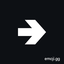 Wide-Headed Rightwards Very Heavy Barb Arrow Symbol