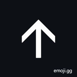 Wide-Headed Upwards Barb Arrow Symbol