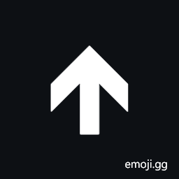 Wide-Headed Upwards Heavy Barb Arrow Symbol