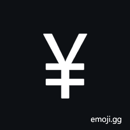 Yen Sign Symbol