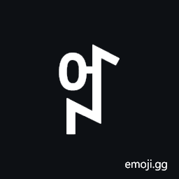 Yi Syllable Ndat Symbol