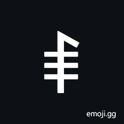 Yi Syllable Nyi Symbol