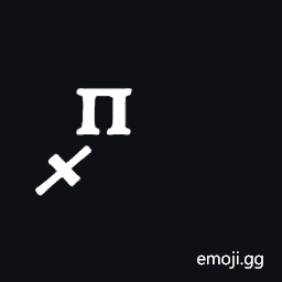 Znamenny Combining Mark Povyshe S Kryzhem Symbol