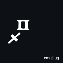 Znamenny Combining Mark Vysoko S Kryzhem Symbol